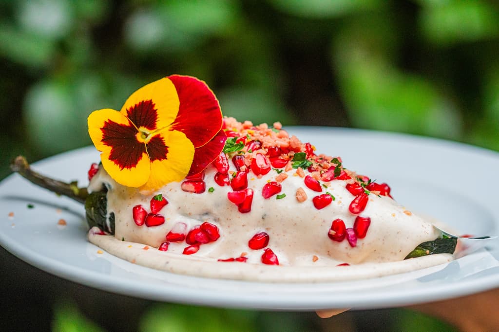 chile en nogada de Restaurante Veranda CDMX