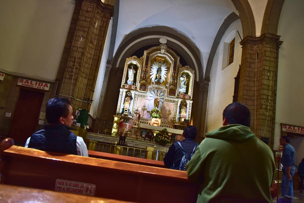 altar del Templo de San Hipólito