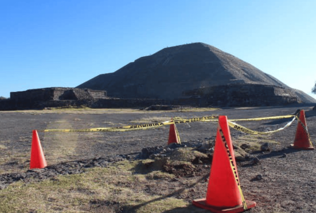daños en teotihuacán