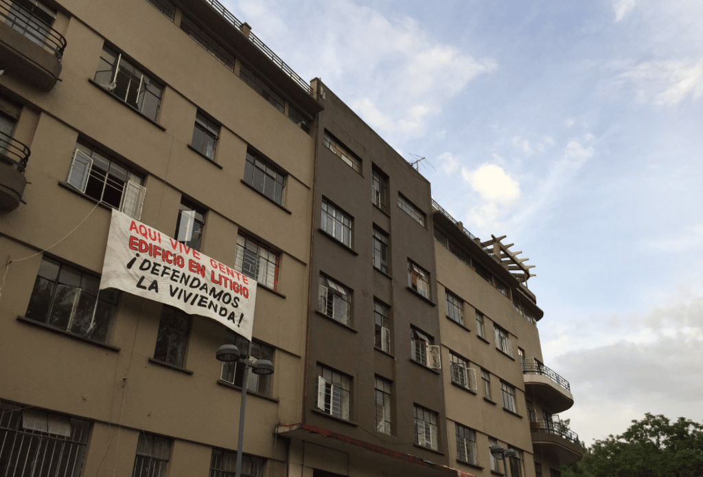 obras de remodelación en el edificio Trevi