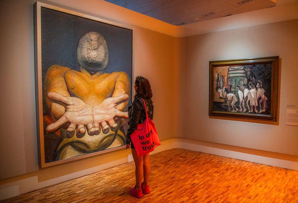 Ve Las dos Fridas, la obra más icónica de Frida Kahlo en el Museo de Arte Moderno | Foto: Rafael Amed