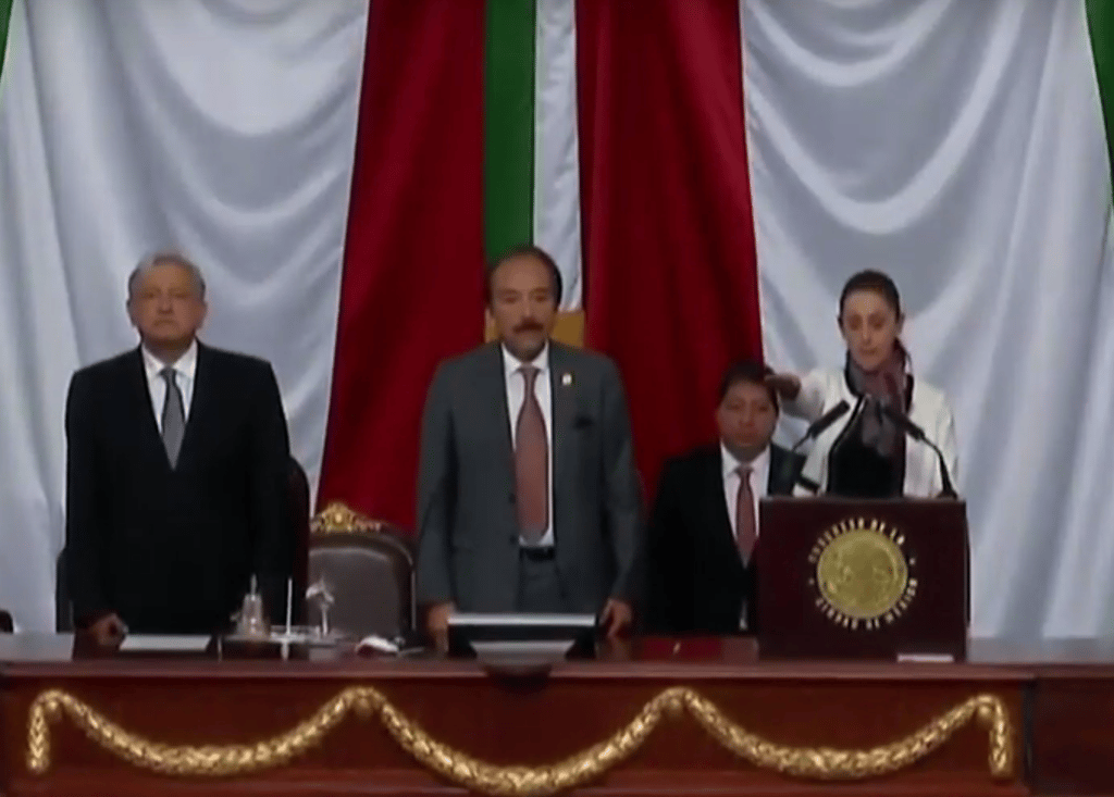 Sheinbaum tomó posesión
