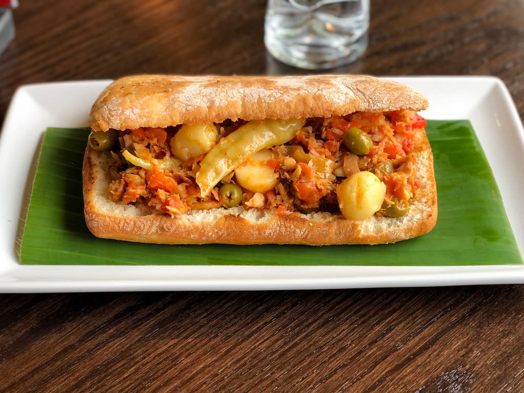 tortas de pavo y bacalao