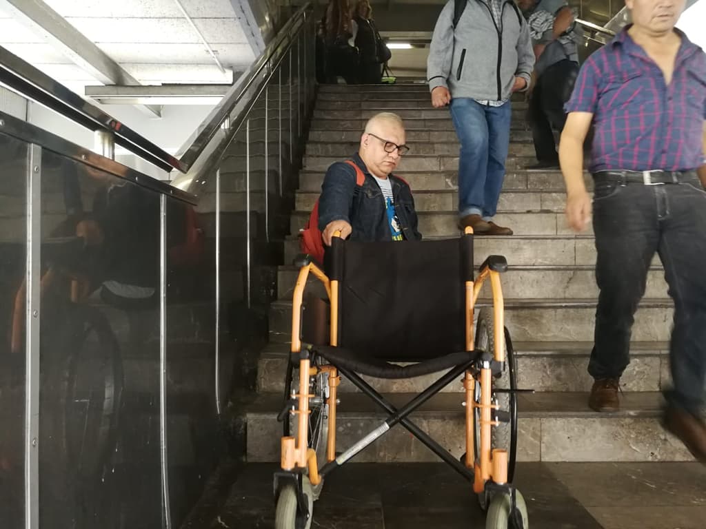 discapacidad en el transporte público