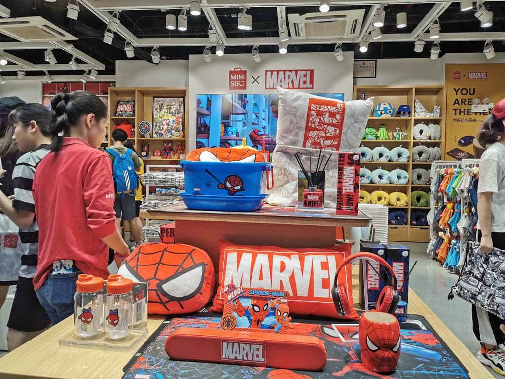 Marvel llega a Miniso