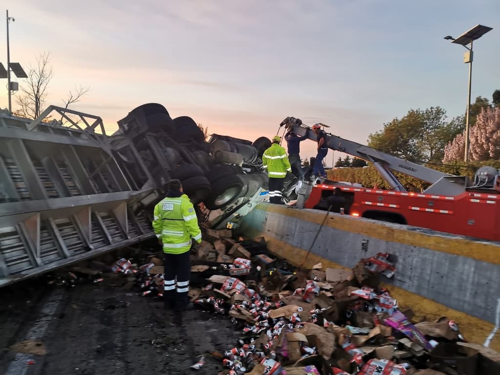 tráiler con cervezas