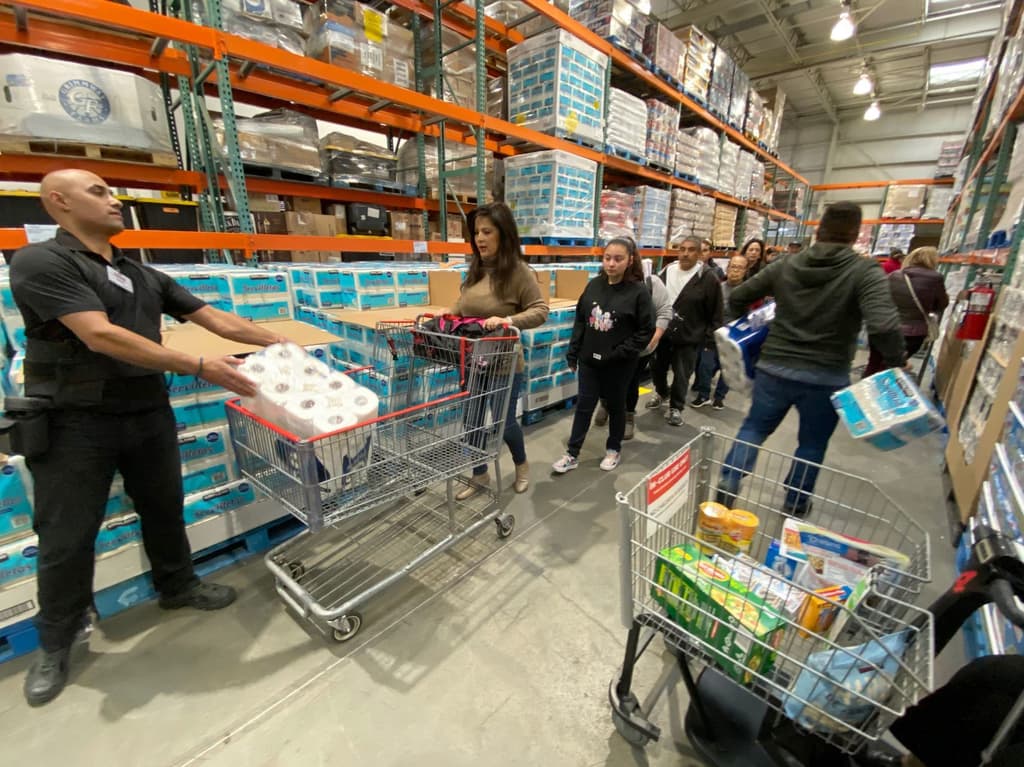 compras de pánico por el Covid-19