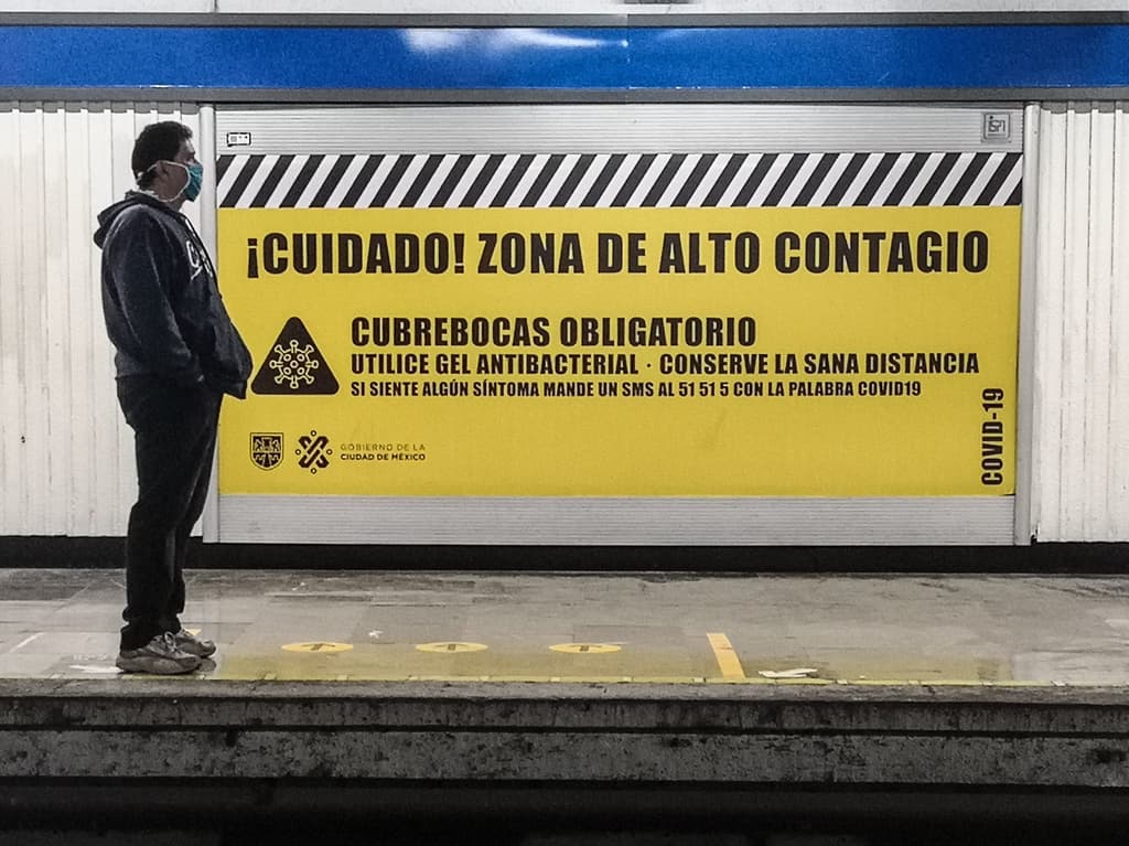 trabajadores del metro infectados