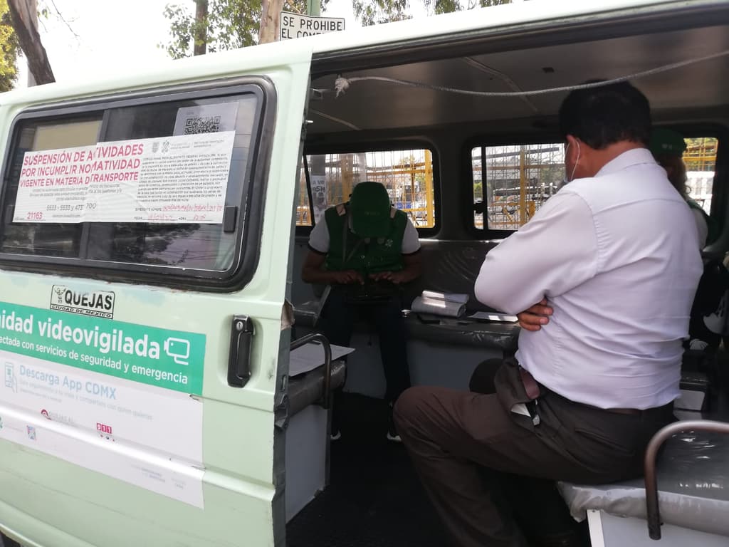 denunciar a microbuseros