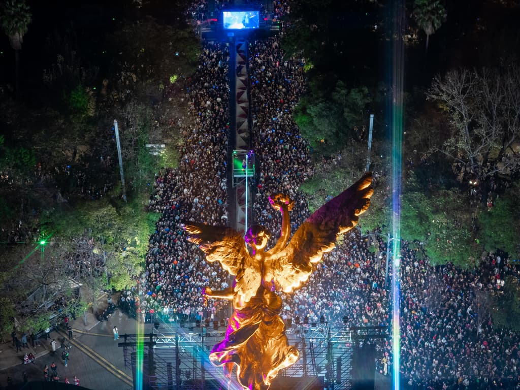 Así celebró la CDMX el Año Nuevo 2026 con la fiesta electrónica más grande del mundo | Foto: Gob CDMX