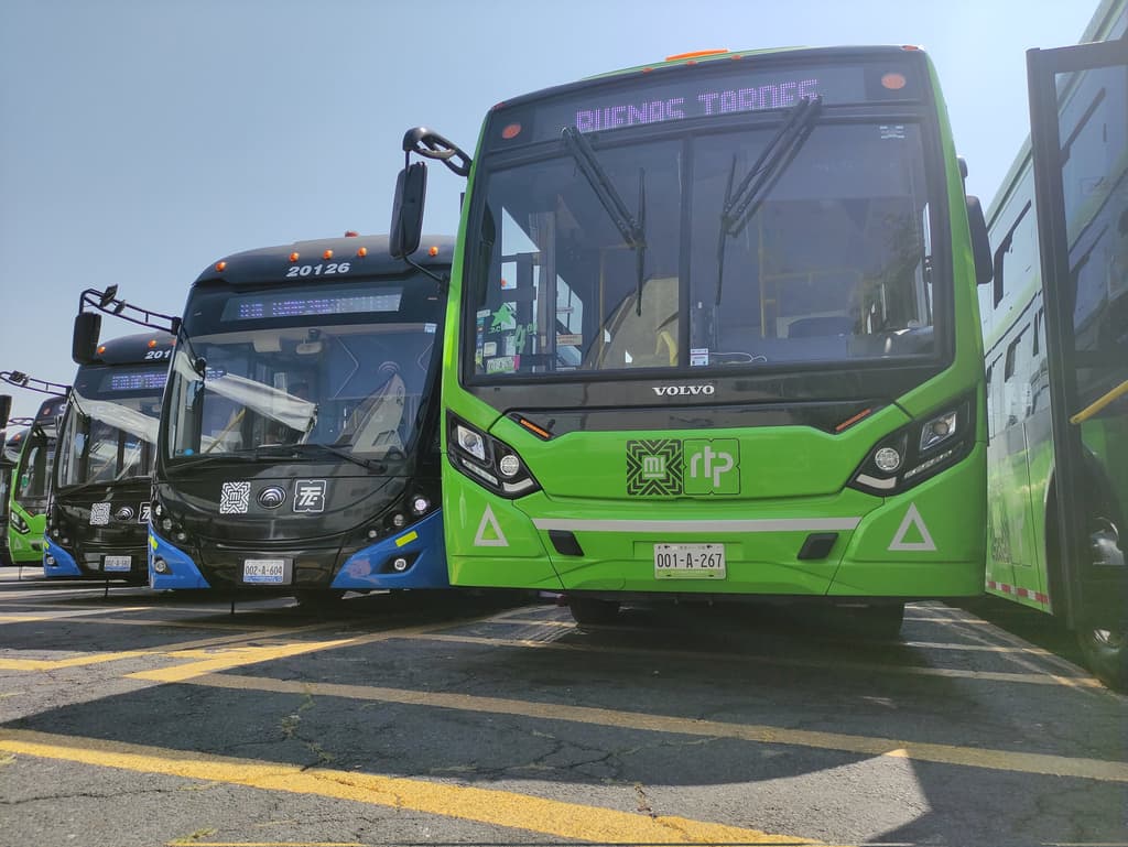 nuevos trolebuses y camiones rtp