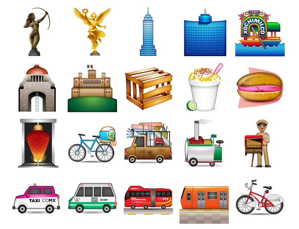 descargar los emojis de la cdmx