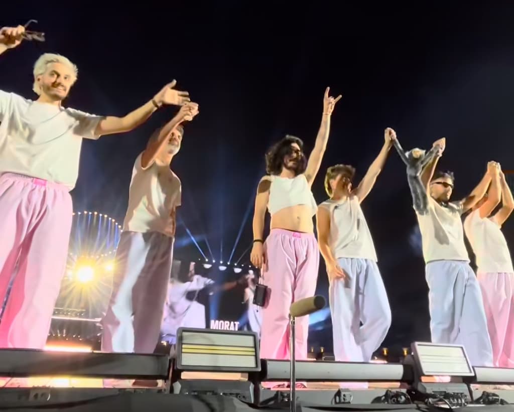 Morat rompe Récord Guinness con su pijamada masiva en la CDMX | Foto: IG Morat