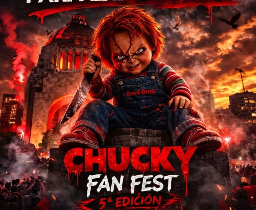 ¿Fan del Muñeco Diabólico? 😱 Lánzate al Chucky Fan Fest 5: Tatuajes, cosplay y mucho terror.
