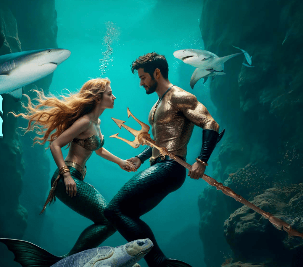 Sirenas, tritones en el Acuario Inbursa, CDMX