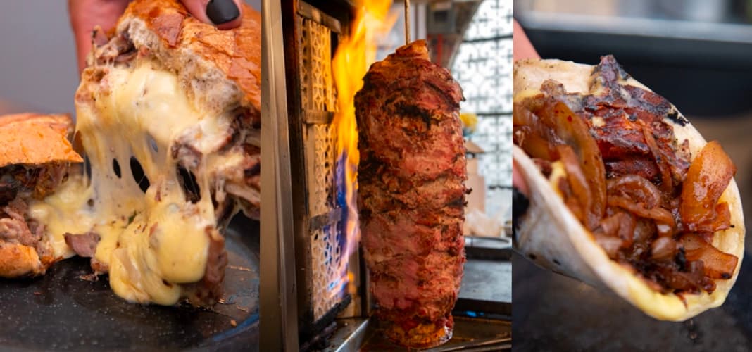 trompo de arrachera / Los Nacionales