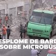 VIDEO | Así fue el desplome de la barda en Centro Histórico, CDMX; hay 4 lesionados