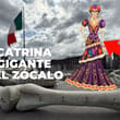 Así será la Catrina más alta del mundo: huesos luminosos, arte textil y más en la Ofrenda del Zócalo
