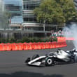 Checo Pérez quema llanta en Paseo de la Reforma: así fue el showrun del piloto de Fórmula 1 | FOTOS
