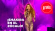 Shakira dará concierto gratis en el Zócalo de CDMX: fecha y ubicación de las pantallas gigantes