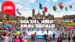 Zócalo de CDMX tendrá pista de hielo, tirolesa y globos aerostáticos GRATIS por Día del Niño