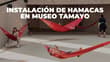 Exposición con hamacas para “pensar cosas” en el Museo Tamayo