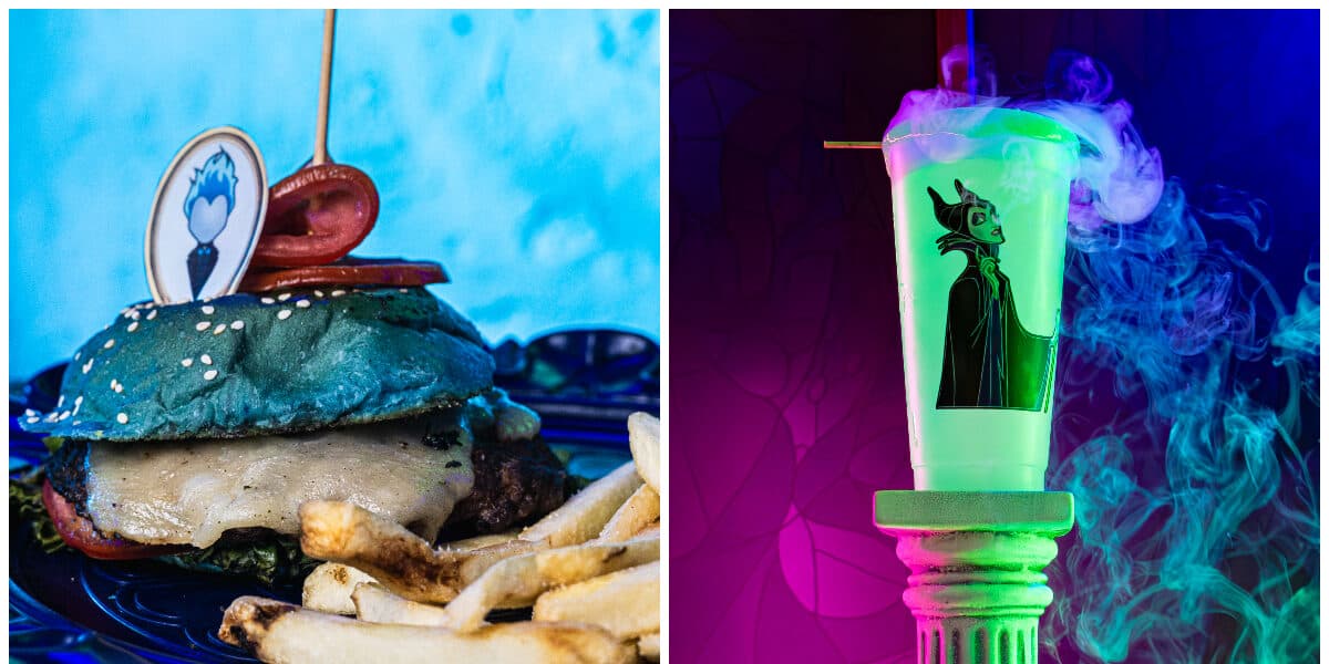 La soda del Mal, con hamburguesas de villanos de Disney