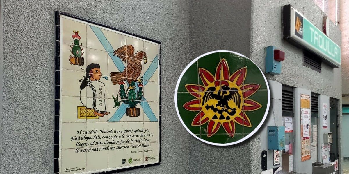 Mosaicos en las líneas del Metro_CDMX