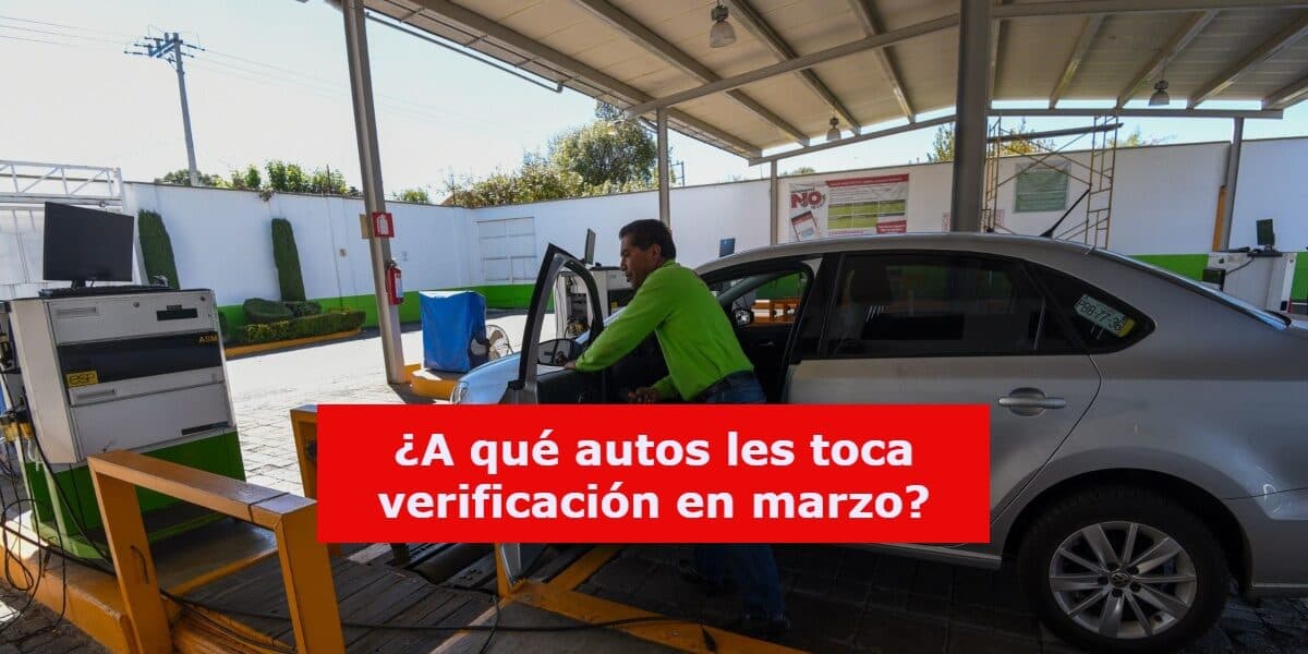 ¿Qué autos verifican en el mes de marzo? En CDMX y Edomex