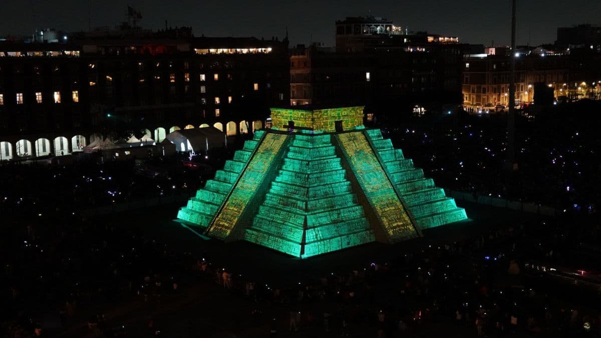 Pirámide de Kukulkán en el Zócalo de CDMX: horarios.