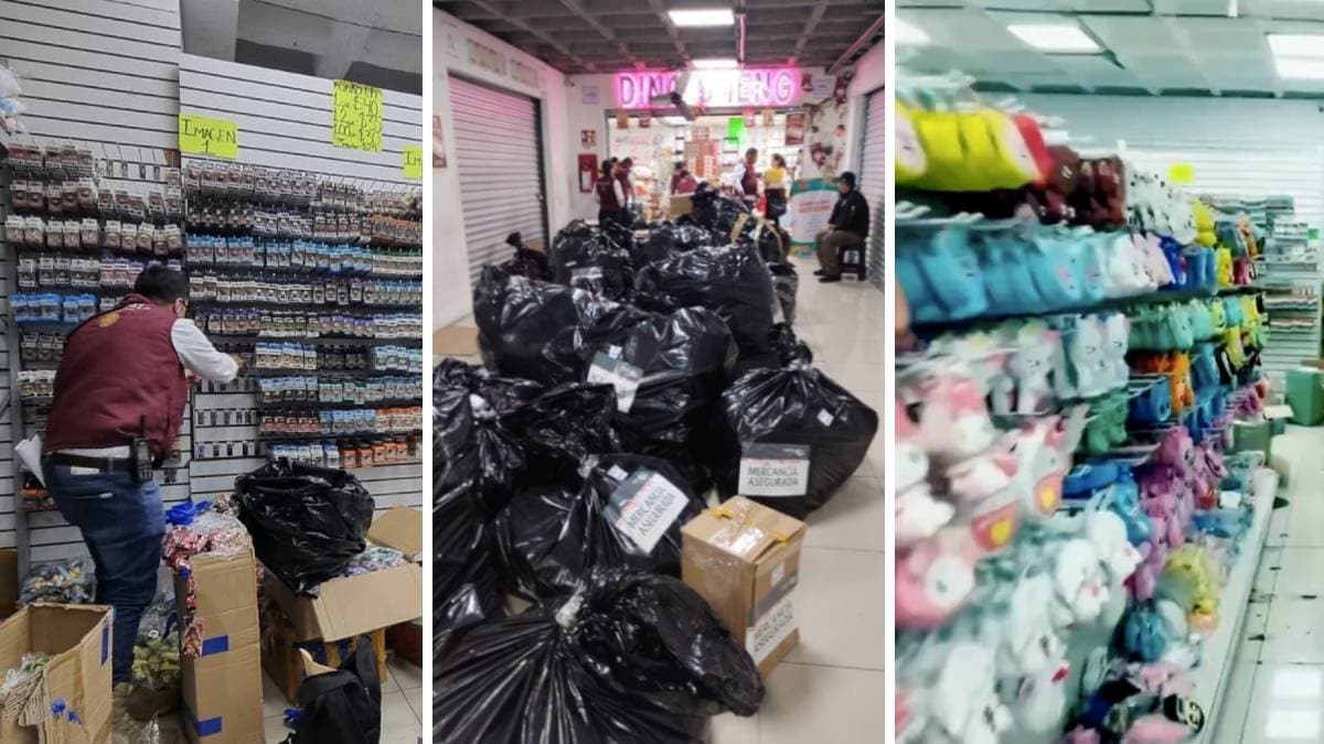 Decomiso en Plaza Izazaga 89