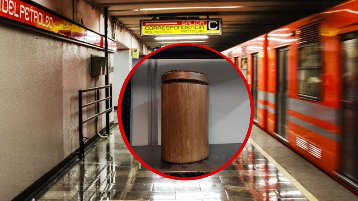 Olvidan urnas de difunto en el Metro de CDMX