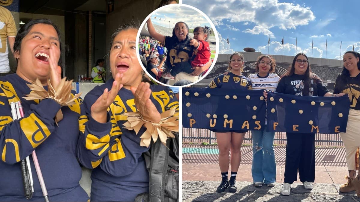 Futbol Incluyente, porra de pumas integrada por personas con discapacidad