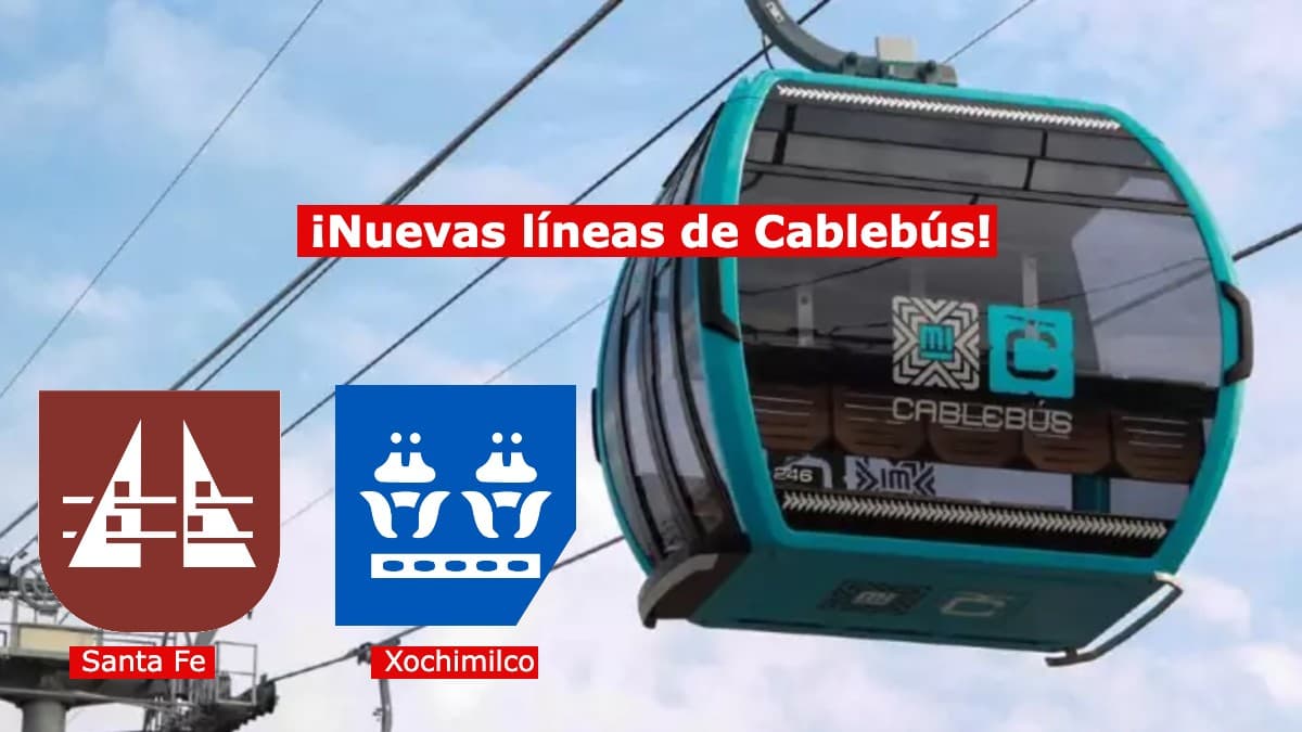 Nuevas Líneas del Cablebús en Xochimilco y Santa Fe