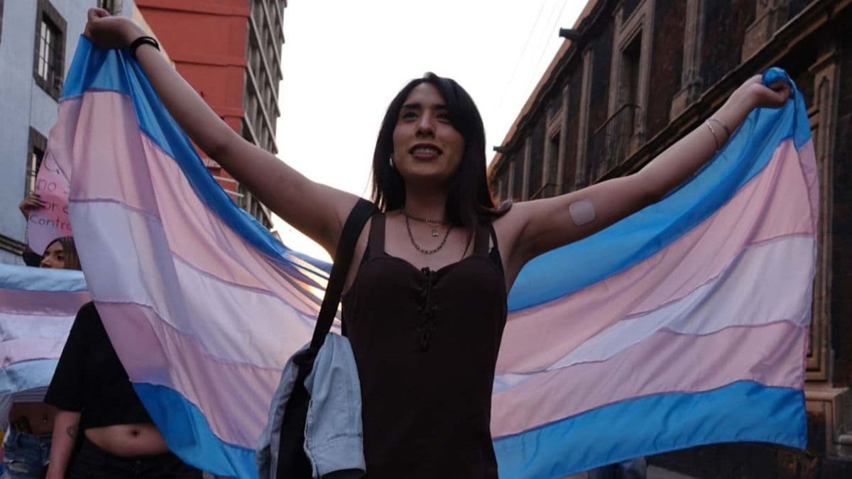 Desfile de moda trans en CDMX.
