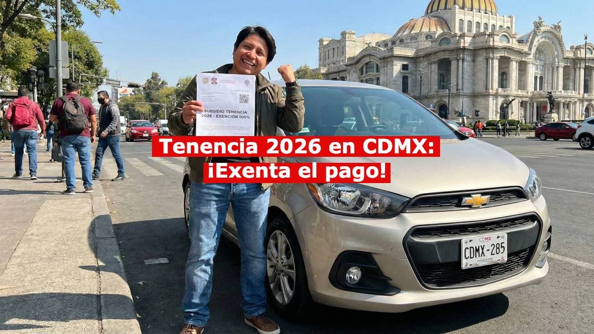 Exención del pago de la tenencia 2026 en CDMX