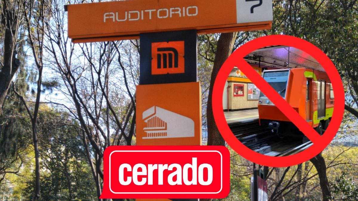 Metro Auditorio cierra hasta nuevo aviso