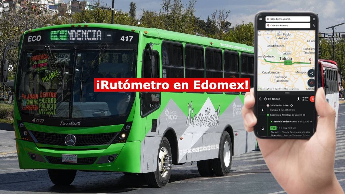 Rutómetro aplicación de transporte público en Edomex
