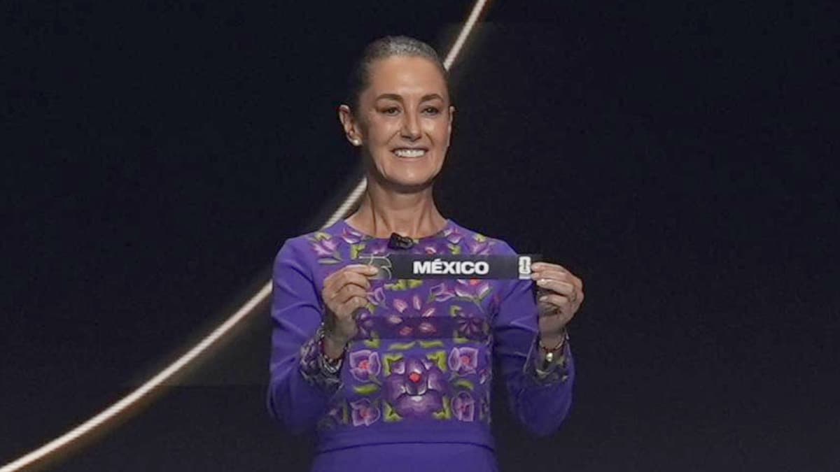 Así fue la participación de Sheinbaum en el sorteo del Mundial 2026: “¡Viva México!”