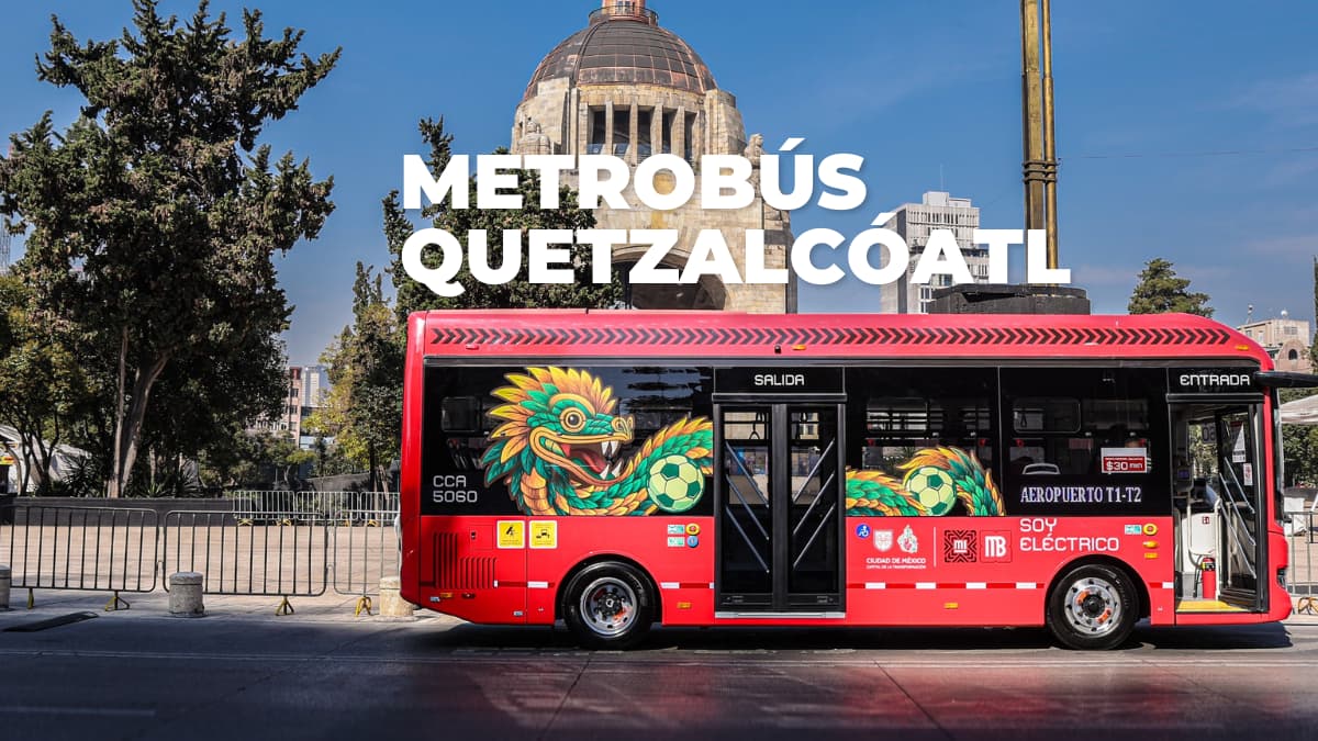 Así es el nuevo Metrobús Quetzalcóatl: Línea 4 estrena autobuses y ruta de Reforma al AICM