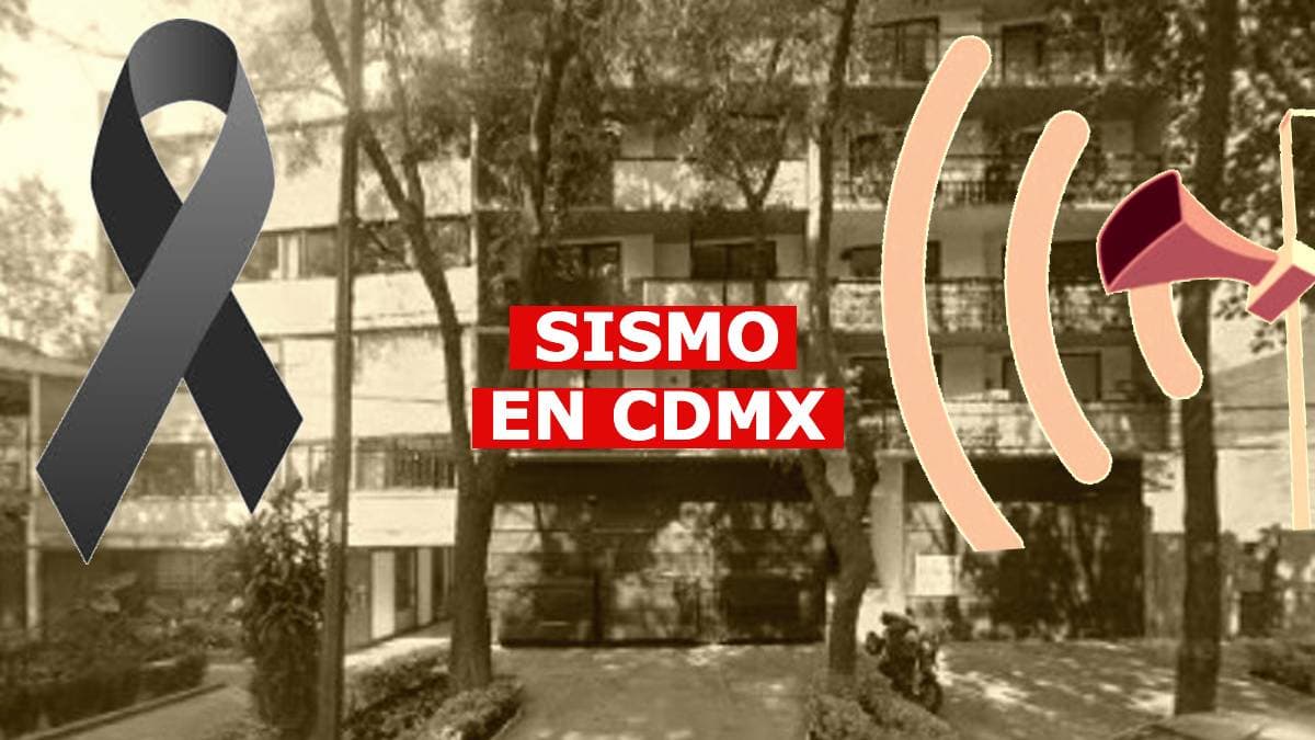Muere persona por sismo en CDMX