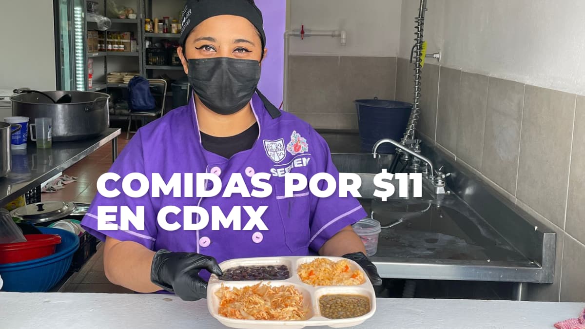 Comedores Comunitarios de las Utopías de CDMX ofrecen comidas por $11