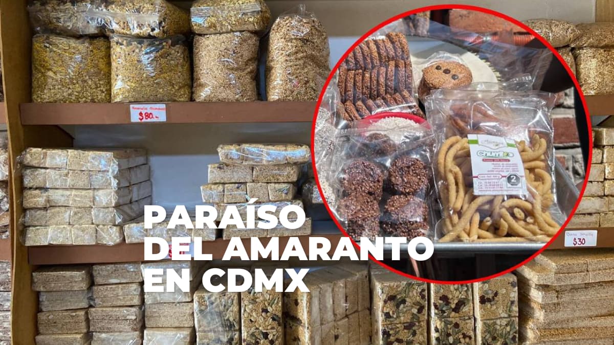 Producción de amaranto en CDMX