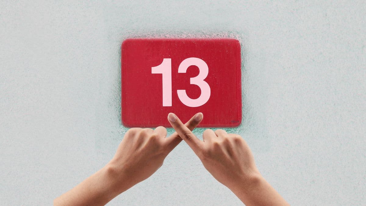 Martes 13 es de mala suerte.