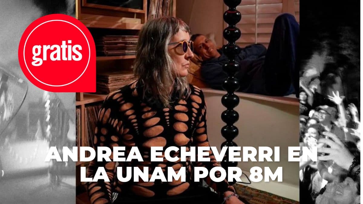 Concierto GRATIS en la UNAM por 8 M: Andrea Echeverri encabezará la jornada cultural