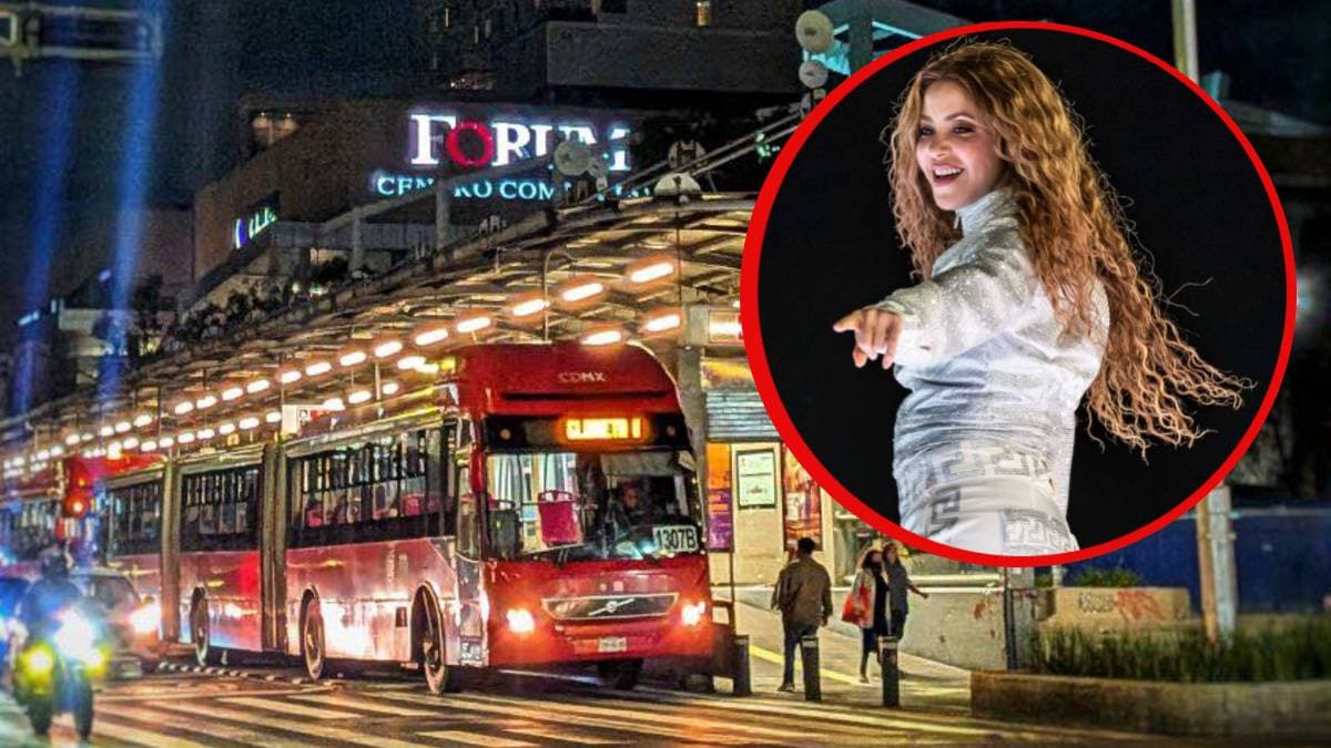 Horario del Metrobús por el concierto de Shakira en el Zócalo.
