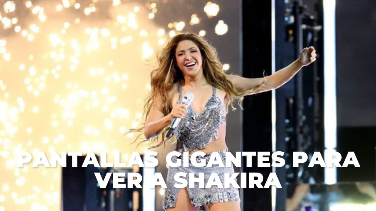 ¿No alcanzaste lugar? Aquí estarán las pantallas gigantes para ver a Shakira en la CDMX