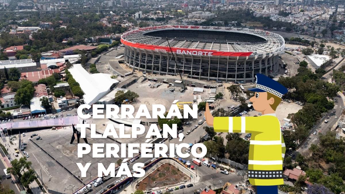 Autoridades de CDMX errarán calles cercanas al estadio el sábado 28 de marzo por el partido entre México y Portugal.