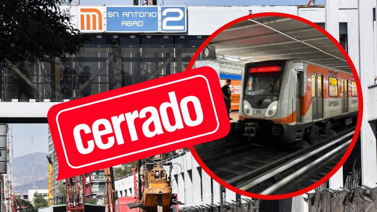 Cierre del Metro San Antonio Abad