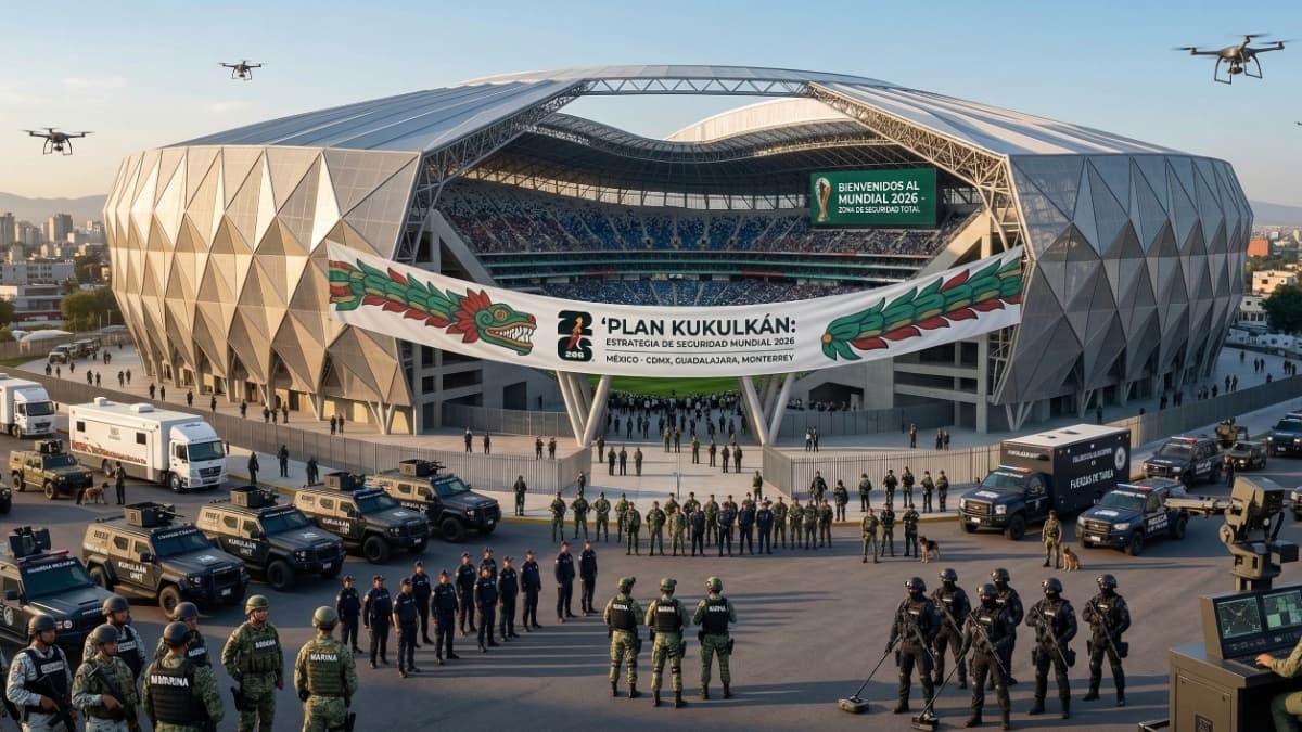 Plan Kukulkán: el megaoperativo de seguridad del Mundial 2026 movilizará 99 mil elementos